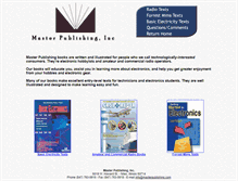 Tablet Screenshot of masterpublishing.com